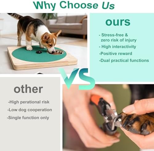 Dog Nail Scratch Board with Treat Board, Stress-Free Nail Care for Dog - Image 6