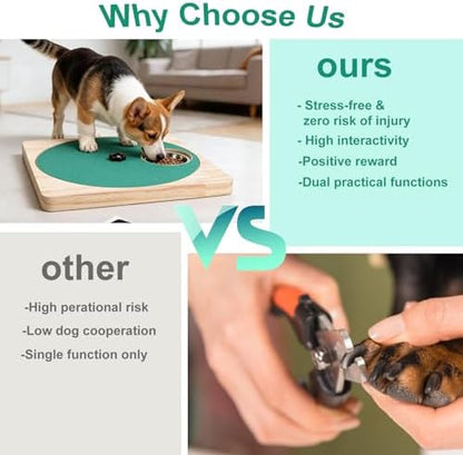 Dog Nail Scratch Board with Treat Board, Stress-Free Nail Care for Dog - Image 6