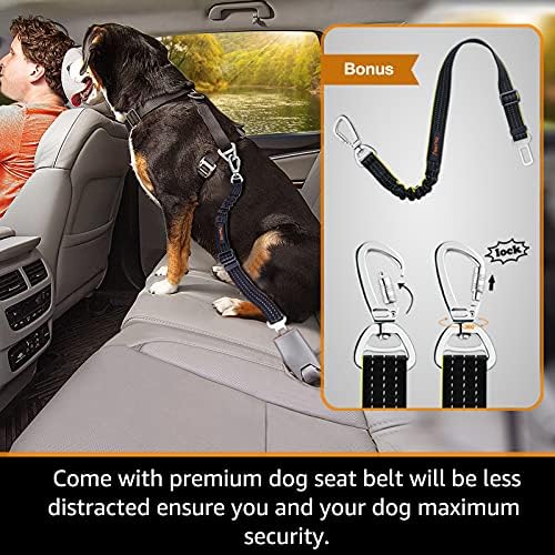 Dog Car Seat Covers 100% Waterproof, Dog Seat Cover with Side Flaps from Scratching, Pet Seat Cover for Back Seat of Car/SUV/Truck Machine Washable… - Image 6
