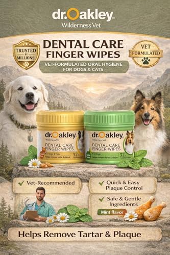 Dr. Oakley Dog Dental Wipes Finger Dental Care - Chicken Flavor - Image 4