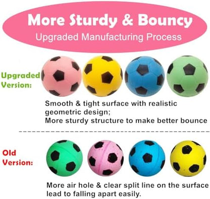 Foam Soccer Balls Cat Toys - Pack of 12 - Image 2