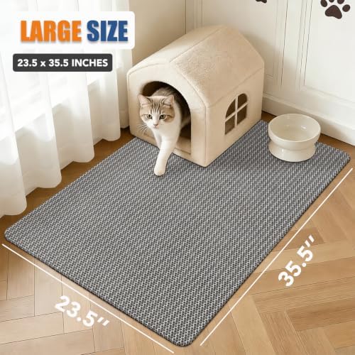 Cat Litter Mat, 23.5 x 35.5 in – Non-Slip, Cut-to-Fit - Image 2