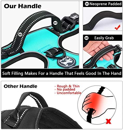 PoyPet No Pull Dog Harness Small with Front Clip & Neck Release Buckle - Image 5