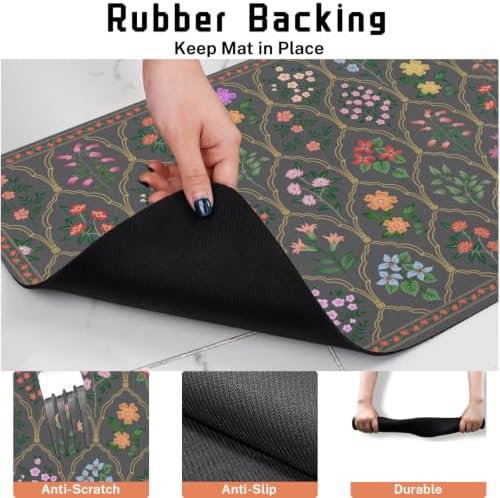 Absorbent Pet Dog Bowl Mat for Food and Water, Pet Cat Food Feeding Mat with Non Slip Rubber Backing, Dog Food Mats for Floors Waterproof, 24"x32" - Image 4