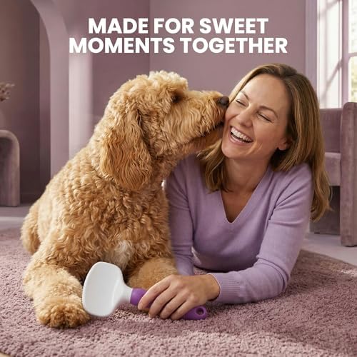 Poodle Pet Slicker Brush - For Dogs, Cats, Rabbits - Matted/Loose Fur, Knots - Suitable for Doodle/Goldendoodle Grooming and Shredding Short/Long Hair (Pack of 2) - Image 6