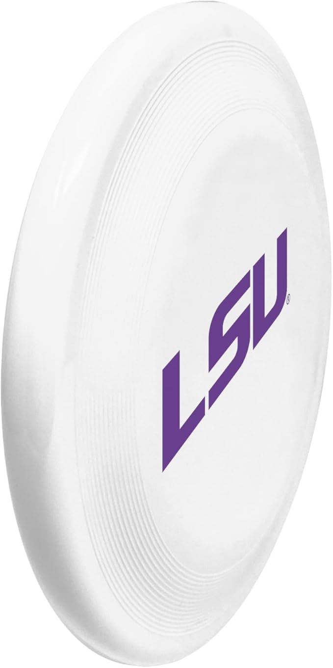 ShopInstaPets NCAA Officially Licensed Dog Frisbee (LSU Tigers)