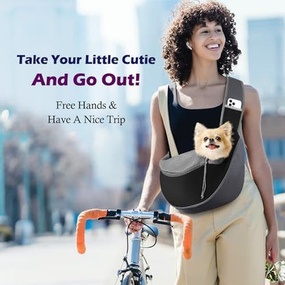 Pawaboo Pet Sling Carrier for Small Dogs Cats - Image 3