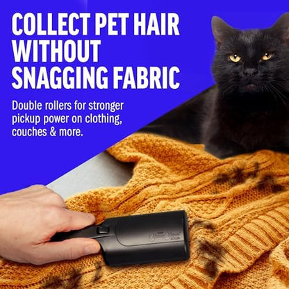 ChomChom Roller Pet Hair Remover – Reusable Lint Roller Pet Hair Removal Tool for Clothes, Couches, Cars and Travel - Cat Dog Hair Remover, Compact, No Sticky Refills Needed (Mini Roller) - Image 5