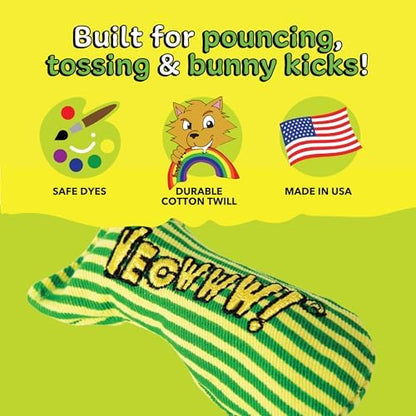 Yeowww Stinkies Catnip Toy, Stripes - Image 7