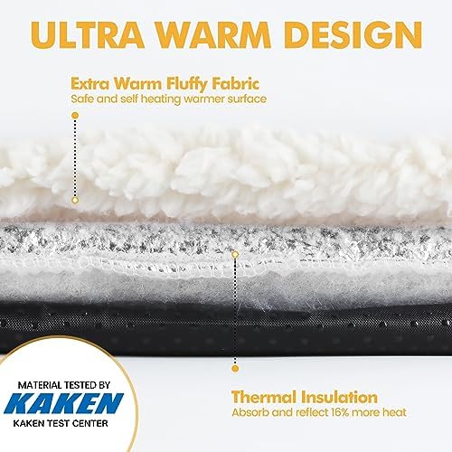 Self Warming Cat Bed Self Heating Cat Dog Mat Pad 29 x 18.9 in Extra Warm - Image 4