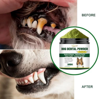 Dog Dental Powder, Easy Teeth Cleaning, Breath Freshener, Plaque Remover - Image 3