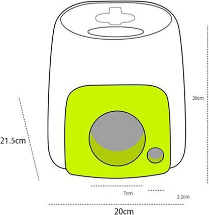 Tyenaza Dog Ball Rolling Machine, Interactive Tennis Ball Rolling Machine Interactive Dog Toys Dog Ball, for Indoor Outdoor