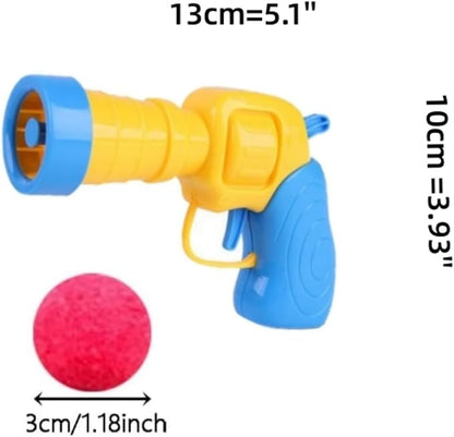 100pcs Cat Toy Ball Launcher Set Fun Colorful Plush Self Play Toys Pom Balls Shooting Interactive for Indoor Cats Enrichment Kittens Puff Playing (Launcher with 100 Pieces Ball)