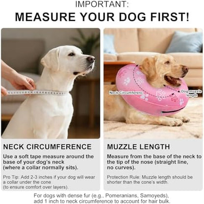 BEAUTYZOO Dog Cone Collar Alternative After Surgery,Pet Neck Donut E‑Collar - Image 3