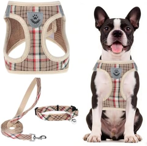 PUPTECK Dog Harness, Collar and Leash Set No Pull for Small Medium Sized by PUPTECK