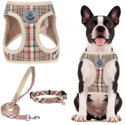 PUPTECK Dog Harness, Collar and Leash Set No Pull for Small Medium Sized by PUPTECK