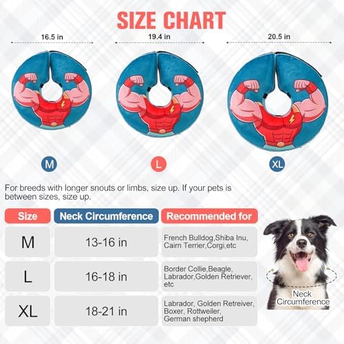 BEAUTYZOO Dog Cone Collar Alternative After Surgery,Pet Neck Donut E‑Collar - Image 2