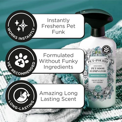 Pet-Pourri Air + Fabric Pet Odor Freshener Spray, 16 Fl Oz, Pack of 2 - Image 3