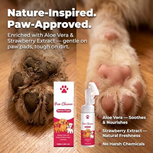 Dog Paw Cleaner Foam for Dogs & Cats, Gentle Formula for Sensitive Paws - Image 3