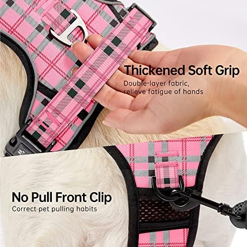 NESTROAD Dog Harness for Medium Sized Dog,No Pull Dog Vest Harness Set - Image 3