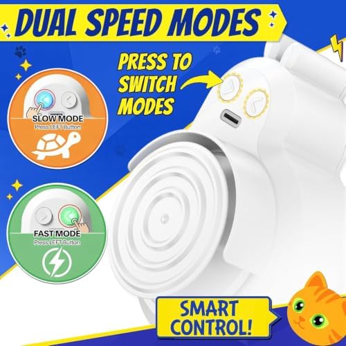 Interactive Cat Toys for Indoor Cats - Automatic Flying Bird Feather & Mouse Wand Enrichment Toy, Hands-Free or Handheld USB-Rechargeable Safe Play Chase Exercise for Bored Kittens and Adult Cats - Image 4