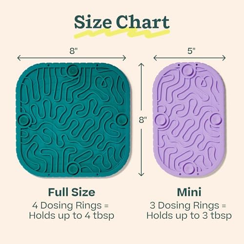 Woof FlipMat, Dual-Sided Dog Lick Mat & Slow Feeder, Green - Image 5