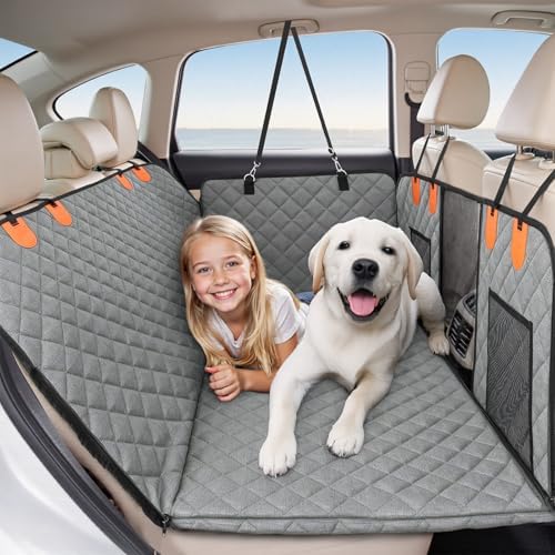 Dog Car Seat Cover 400LBS Hard Bottom Back Seat Extender for Dogs - Image 6