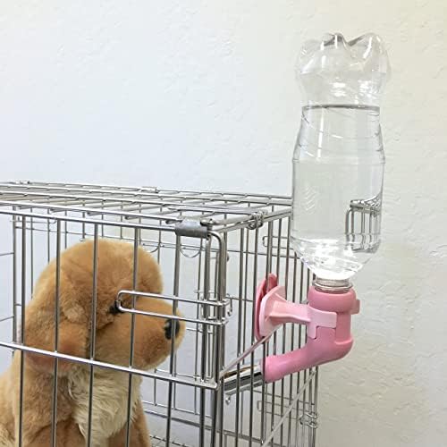Choco Nose No-Drip Water Bottle for Large Dogs (Over 50 lb) – Leak-Proof Patented 22mm Nozzle Helps Prevent Mess & Spills, BPA Free Cage & Crate Mount Feeder for Kennels, 16.9 fl oz (C570) - Image 4