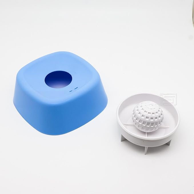Interactive Slow Feeder Bowl for Dogs and Cats, Licking Bowl with Ball for Liquid Treats Wet Food, Food-Safe Silicone Pet Bowl, Easy Clean Dishwasher Safe, Perfect for Puppies Senior Dogs