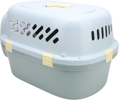 Hard Sided Dog Pet Carrier, Portable Sturdy Dog Pet Travel Carrier Versatile for Home (11.5x26.5x7.5cm/4.5x10.4x3.0in)