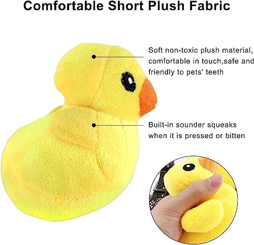 LEGEND SANDY Dog Squeaky Toys, Plush Small Dog Toys for Dogs, Stuffed with Squeakers,14 pcs Puppy Toys with a Carrying Bag for Small Medium Size - Image 3