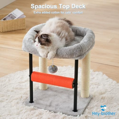 Hey-brother Cat Tree, Sturdy Tower with Sisal-Wrapped Columns, MPJ010SW - Image 4