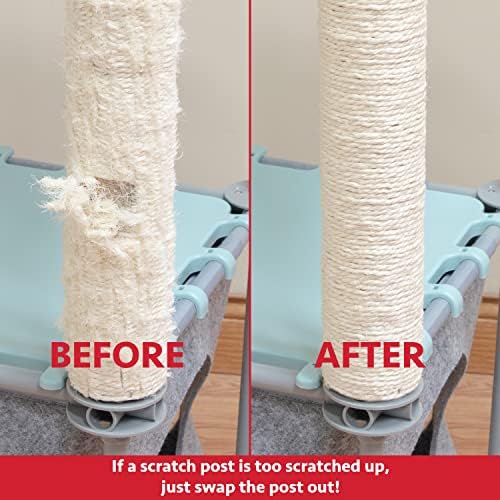 Kitty City Cat Furniture Accessories Cat Scratching Post Replacement and Only Compatible with Kitty City Playsets - Image 2