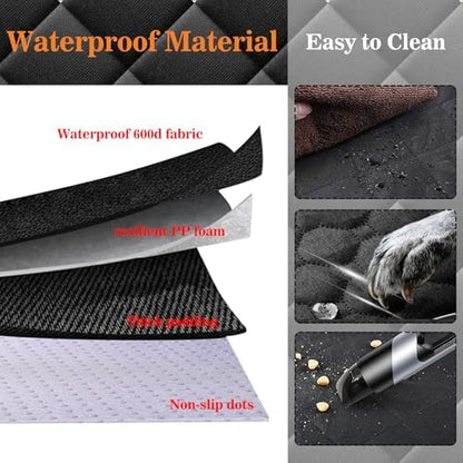 Meolsaek Dog Car Seat Cover Back Seat,Waterproof Nonslip Seat Protector - Image 3