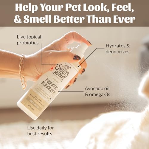 SKOUT'S HONOR Probiotic Dog Deodorizing Spray - Dog of the Woods, 8 oz - Image 5