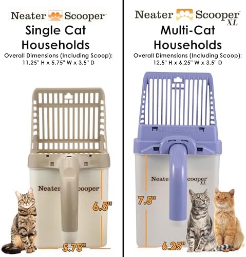 Neater Pet Brands Neater Scooper XL Cat Litter Scoop, 15 Refill Bags – Extra-Large Capacity Mess-Free Cat Litter Scooper with Bag for Large & Multiple Cats, Spill-Proof Litter Box Scooper with Holder - Image 5