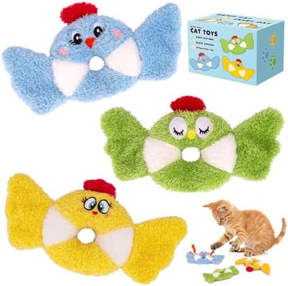 ETEKYER Cat Toys Bird, Catnip Toys for Indoor Cats, 3 Pack, 8.66 Inches by ETEKYER