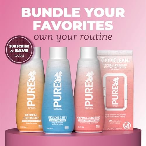 TropiClean Pure Tearless Puppy Shampoo, Raindrop Kisses Scent, 22oz - Image 7