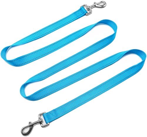 6FT Tie Out Dog Leash Dog Tie down 1"Wide Reflective Nylon Tether by SEPXUFORE