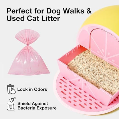 VETRESKA Cherry Blossom Scented Dog Poop Bags, Leak Proof, 300 Counts - Image 4