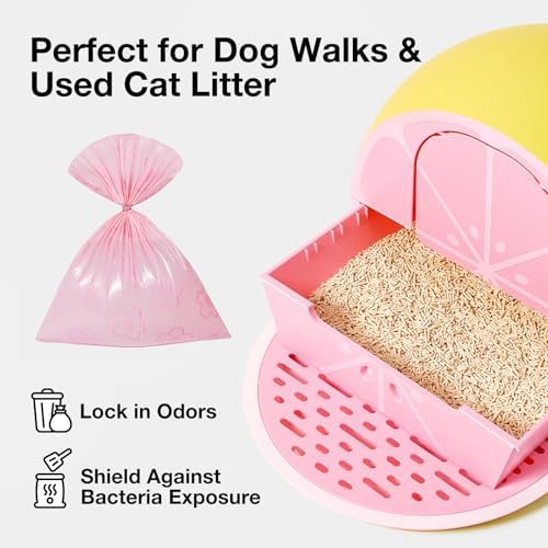 VETRESKA Dog Poop Bag Dispenser with 105 Cherry Blossom Scented Bags - Image 6