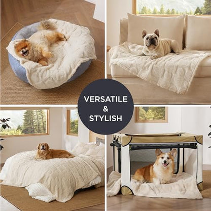 Bedsure Ultra Soft Dog Blankets for Medium Dogs Cats 300GSM Fleece,30x40 - Image 4