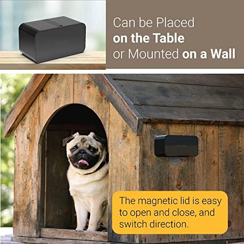 SVD.PET Doggie Waste Bag Dispenser, 120 Count, 8 Rolls, Black - Image 2