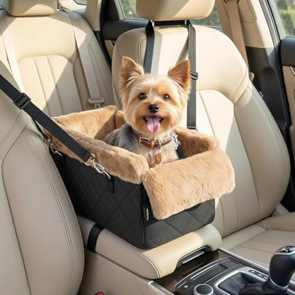 VavoPaw Center Console Dog Car Seat for Small Dogs&Cats Under 12 LBS by VavoPaw