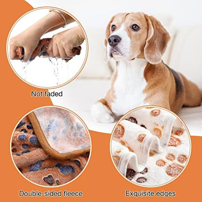 Chumia 18 Pcs Fleece Puppy Blanket for Dog Cat, 23 X 16 Inch, Sweet - Image 3