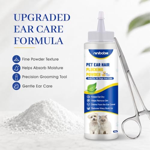 Upgraded Dog Ear Powder with 5.5 Inch Hair Removal Tool - Image 2