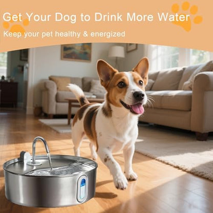 32 Pack Dog Water Filter Replacement Compatible with Smartoo 7L / 236oz / 1.8Gal Stainless Steel Fountain，16 Filters + 16 Sponge for Large Dog Water Fountain - Image 6
