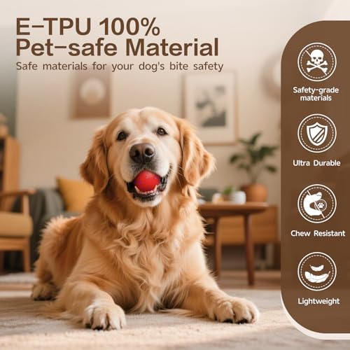 Interactive Dog Ball, Smart Interactive Dog Toys for Medium and Large Dogs - Image 3