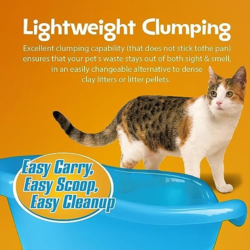 SmartCat All Natural Clumping Corn + Wheat Cat Litter, 20 Pound (320oz - 1 Pack) - Unscented and Clay Free - Image 6