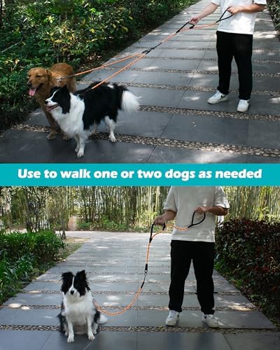 PetBonus Rope Double Dog Leash, No Tangle Dual Leash for Walking Two Dogs - Image 5